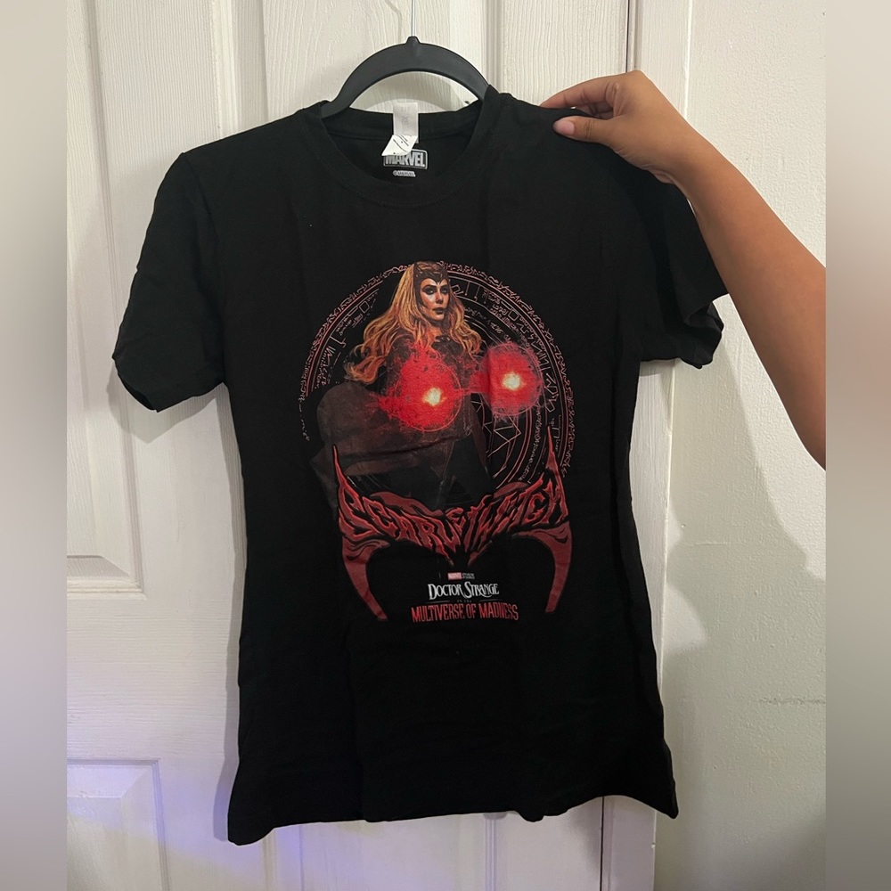Black Marvel Scarlet Witch T-Shirt